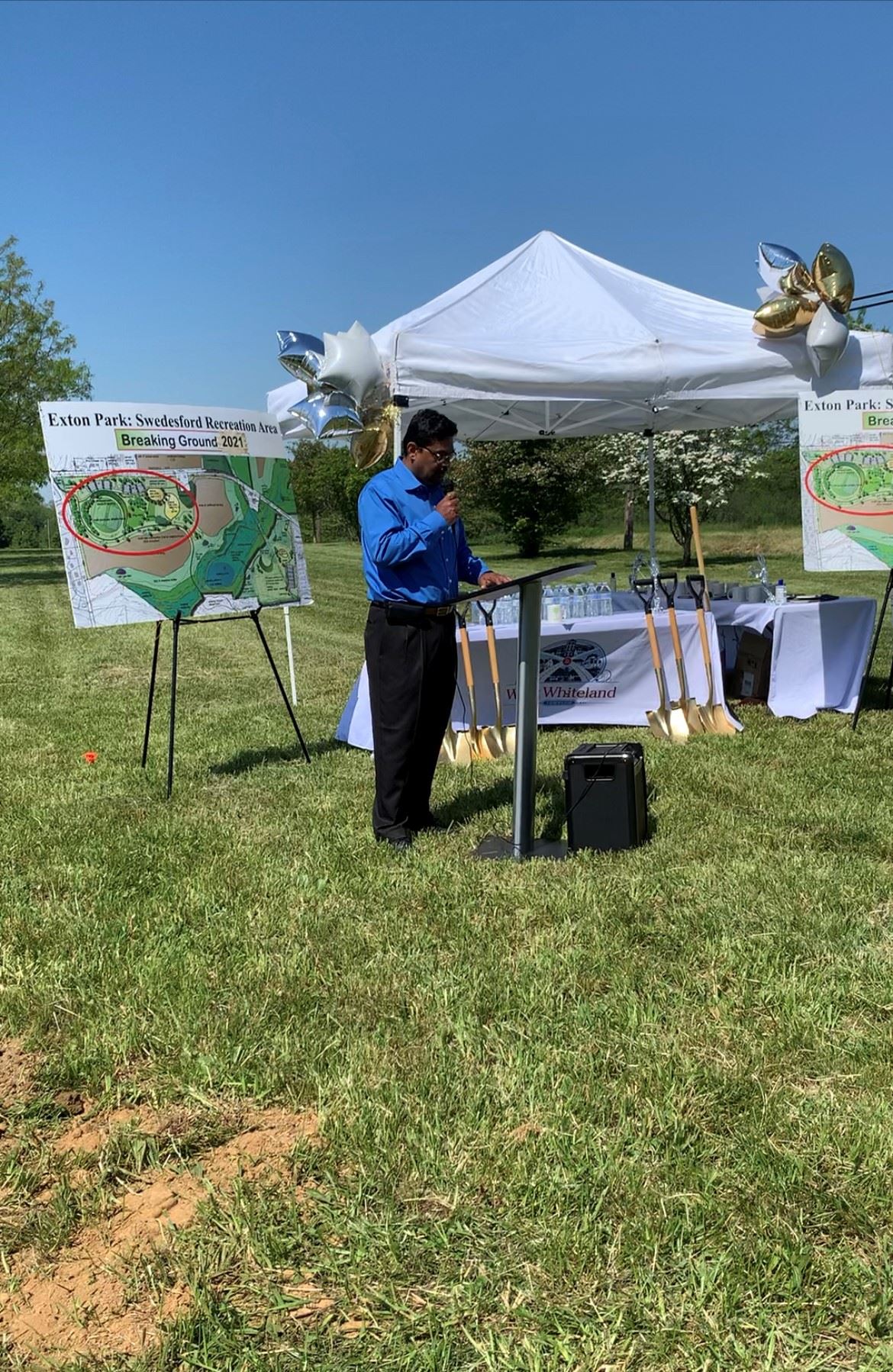 EP groundbreaking Raj