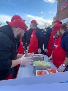 WaWa fire co hoagie making